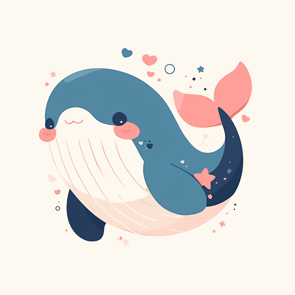 Dolphin Snap original repeating artwork