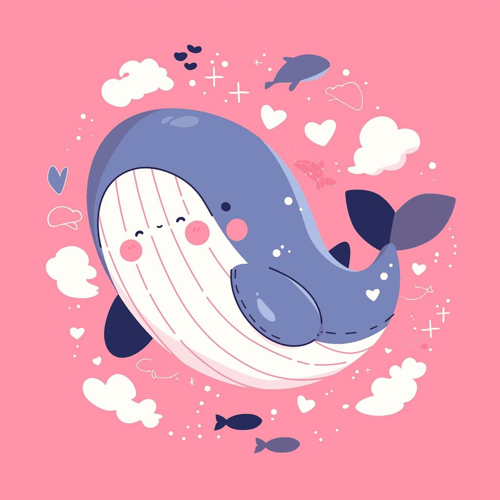 Dolphin Midnight original repeating artwork