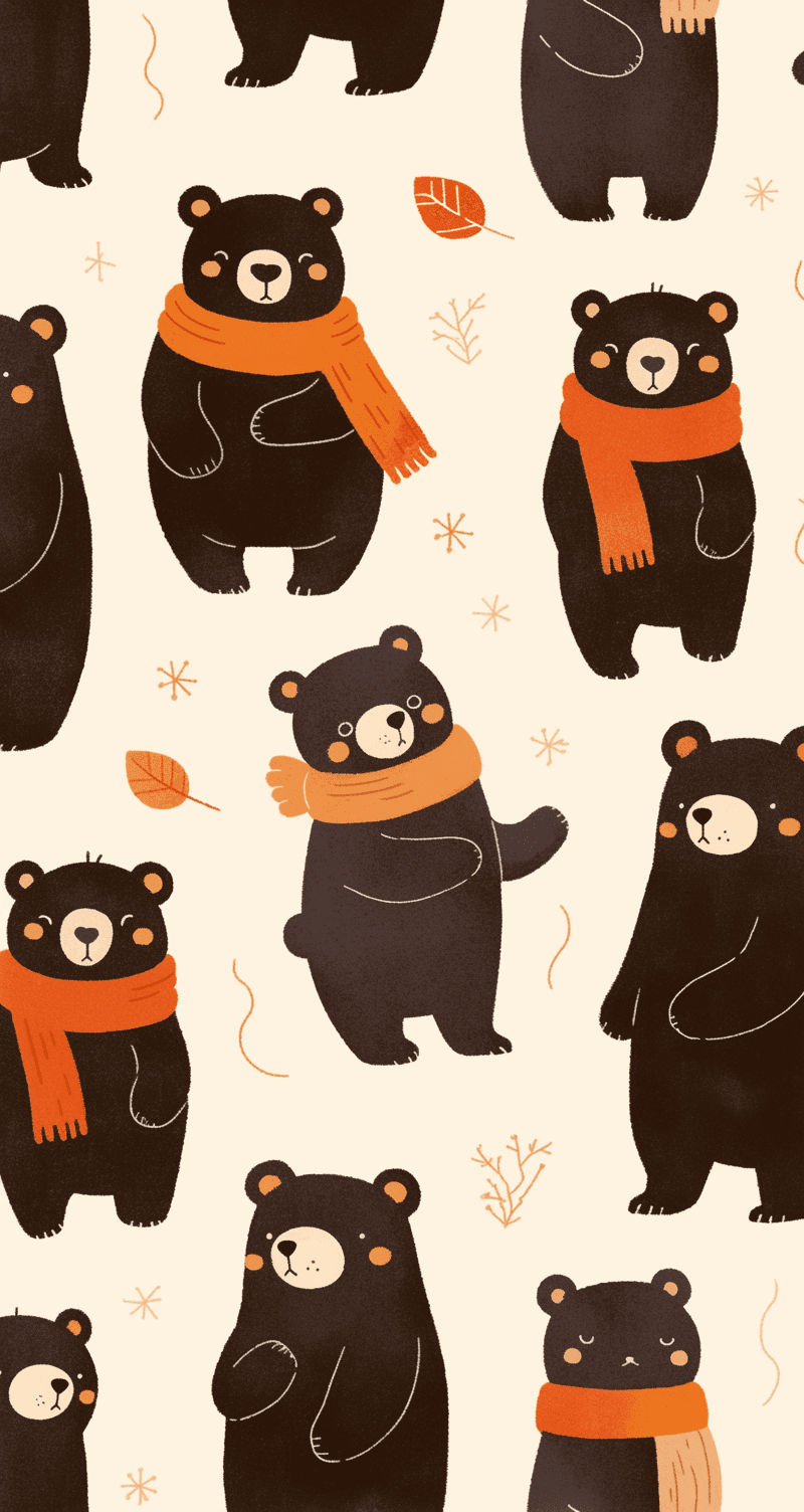 Bear 611 original repeating artwork