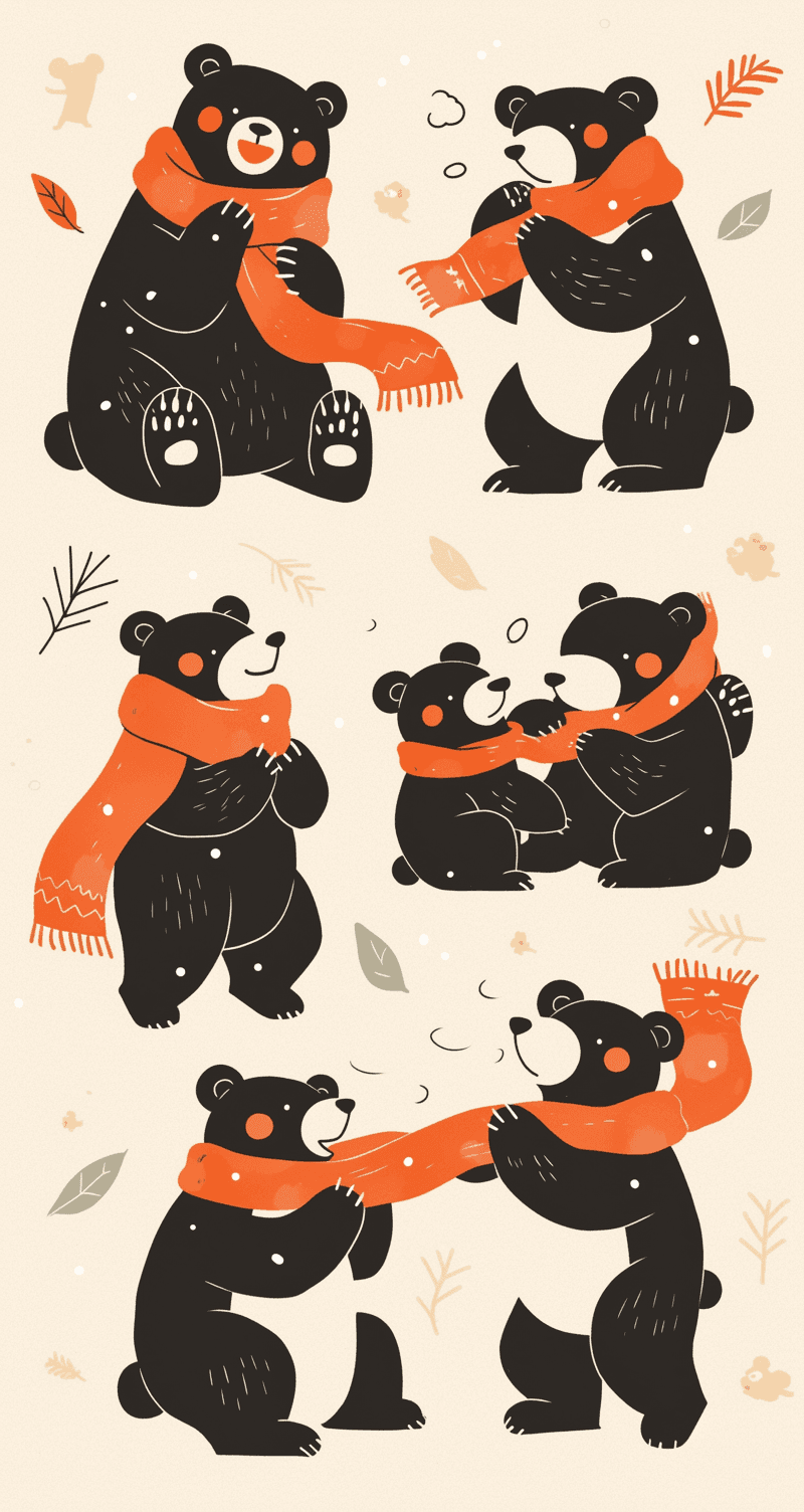 Bear 693 original repeating artwork