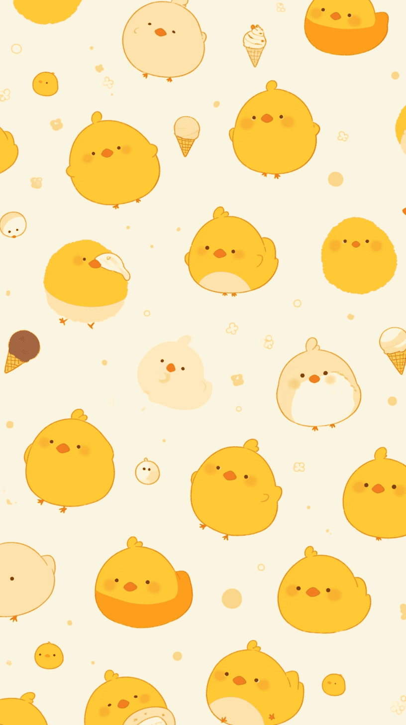 Chick Shade original repeating artwork