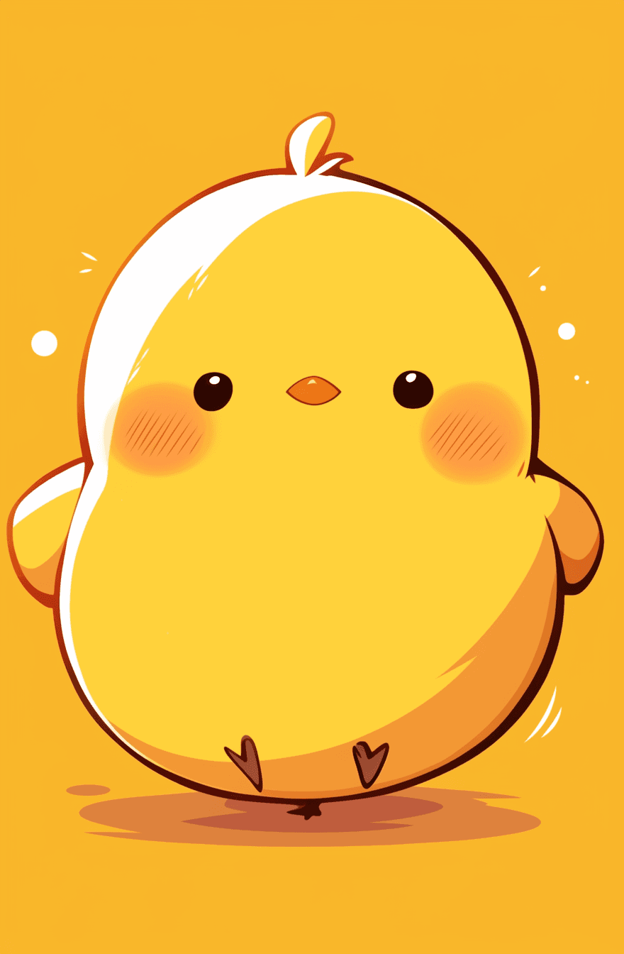 Chick Sunlit original repeating artwork