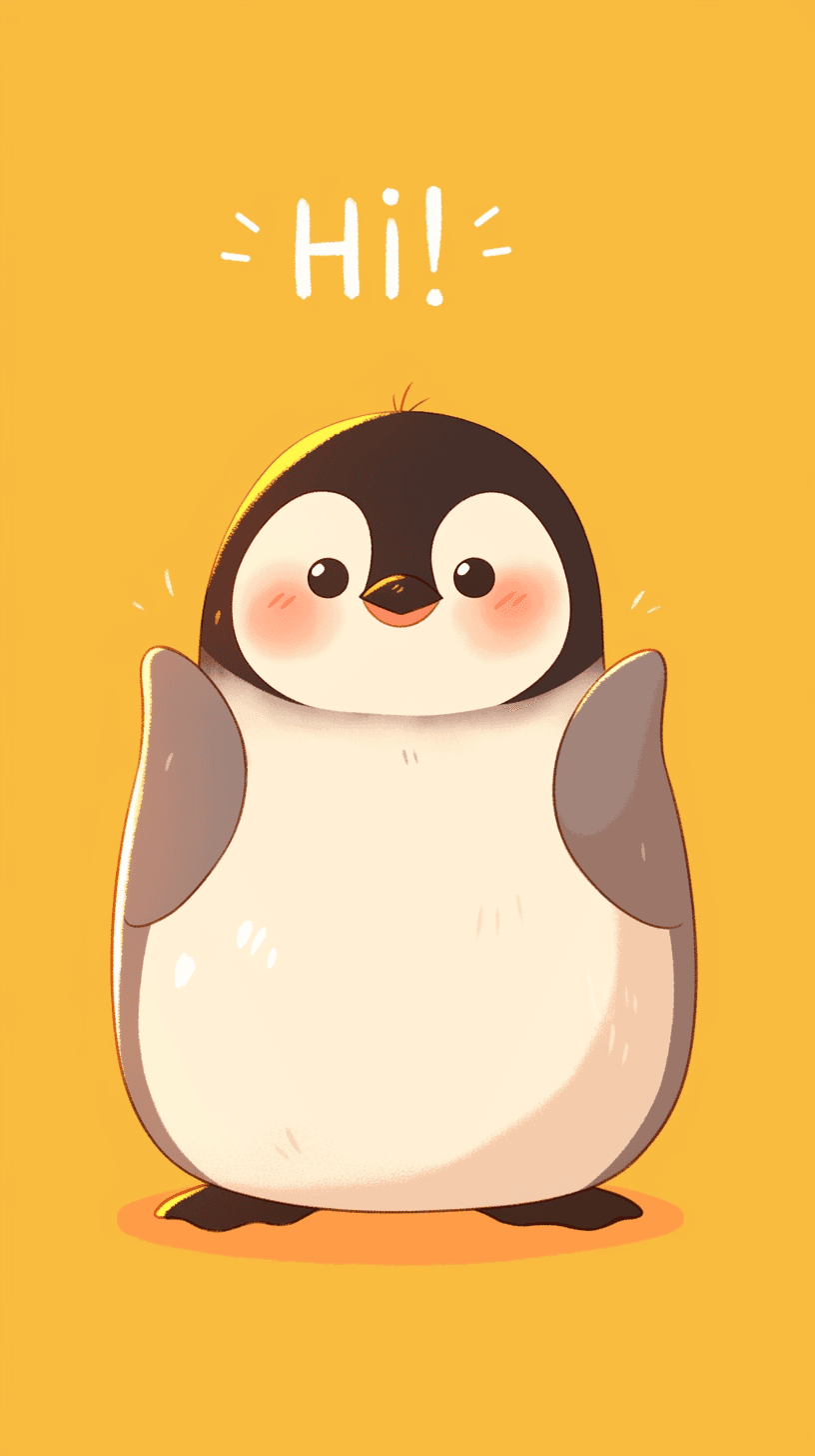 Penguin 012 original repeating artwork