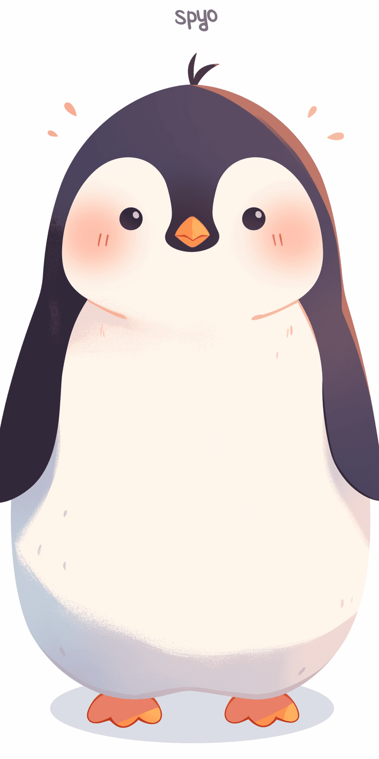 Penguin 017 original repeating artwork