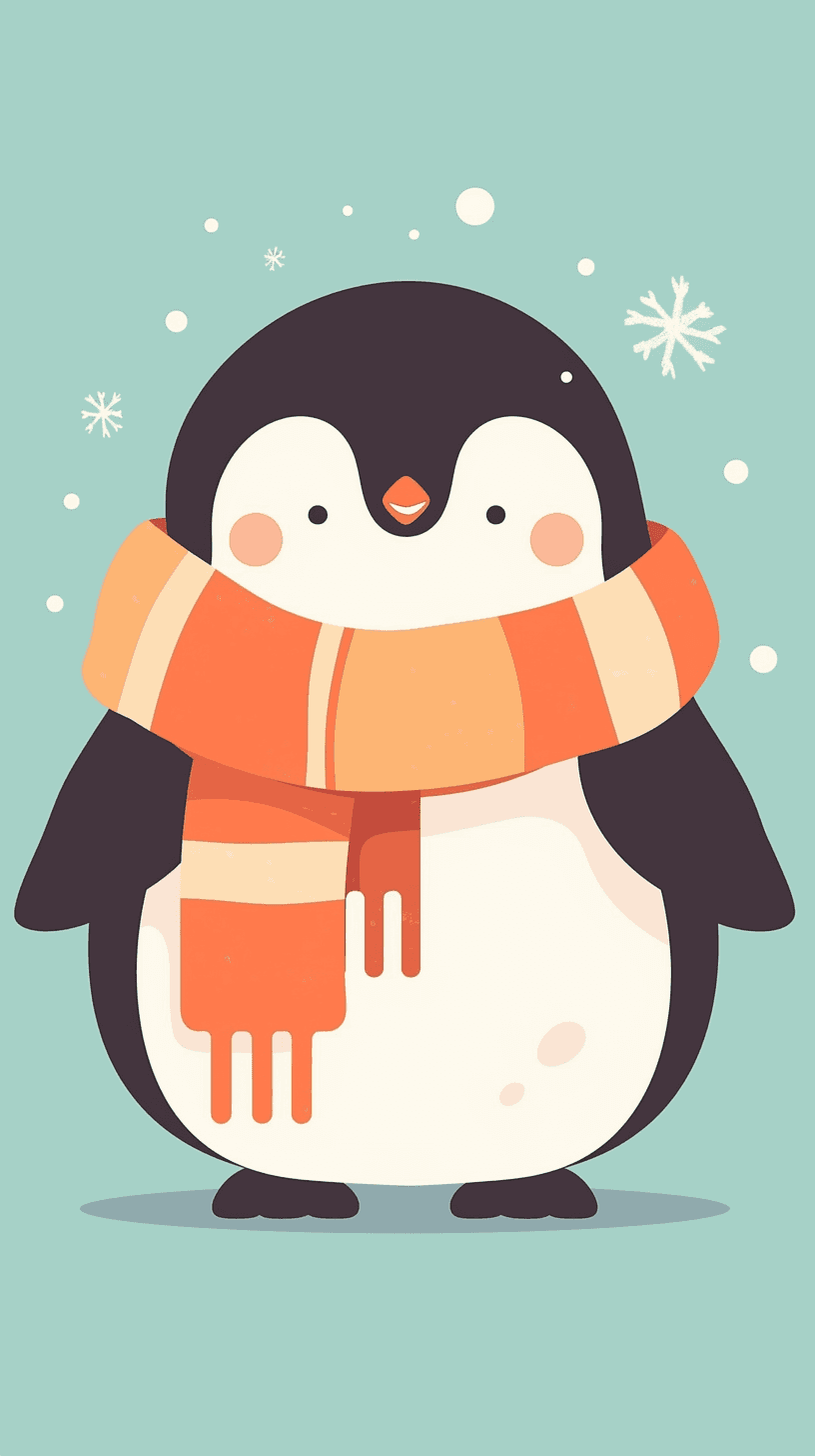 Penguin 009 original repeating artwork