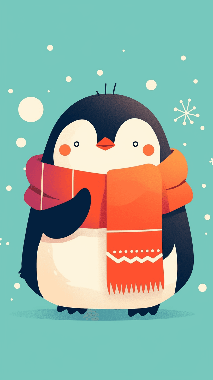 Penguin 008 original repeating artwork