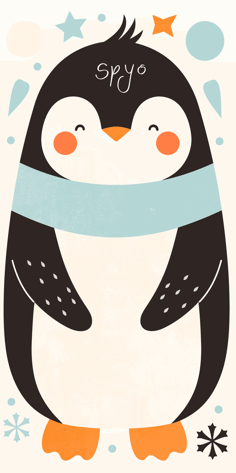 Penguin 027 original repeating artwork