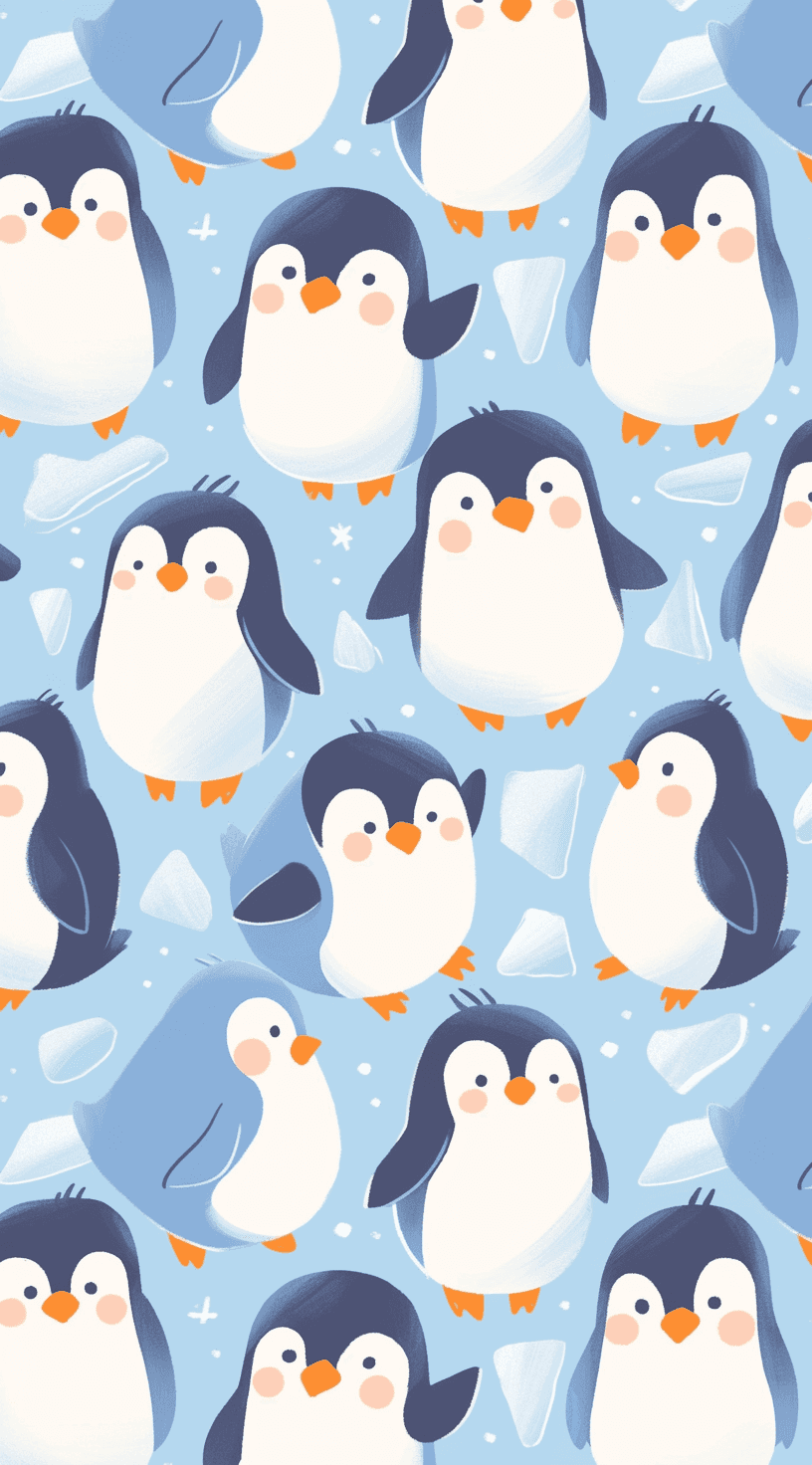 Penguin 026 original repeating artwork