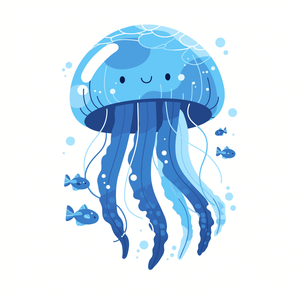 Jellyfish Party original repeating artwork
