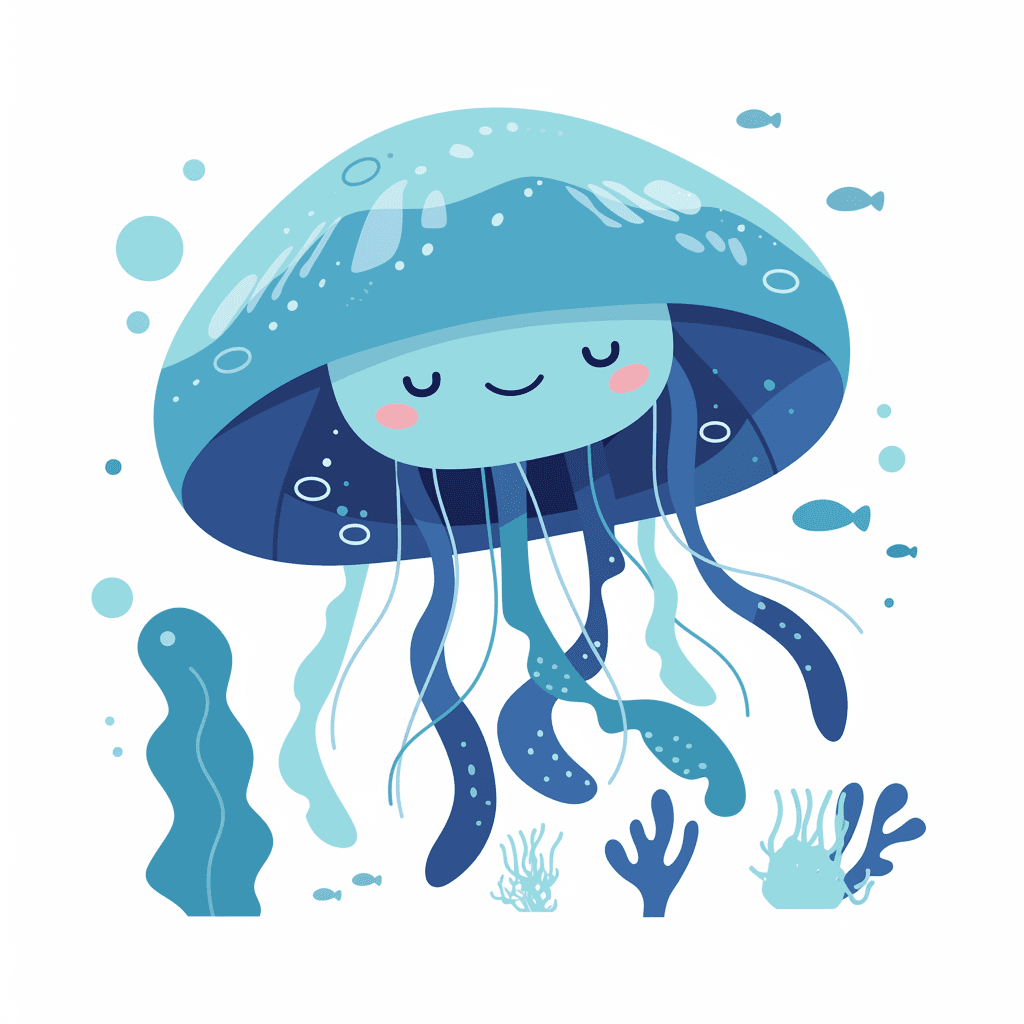 Jellyfish Team original repeating artwork