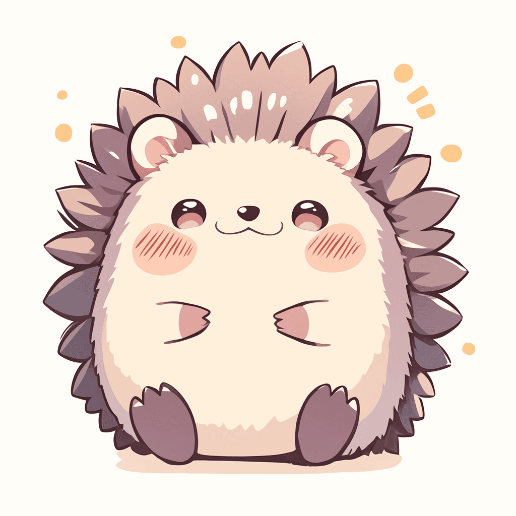 Hedgehog Bop original repeating artwork