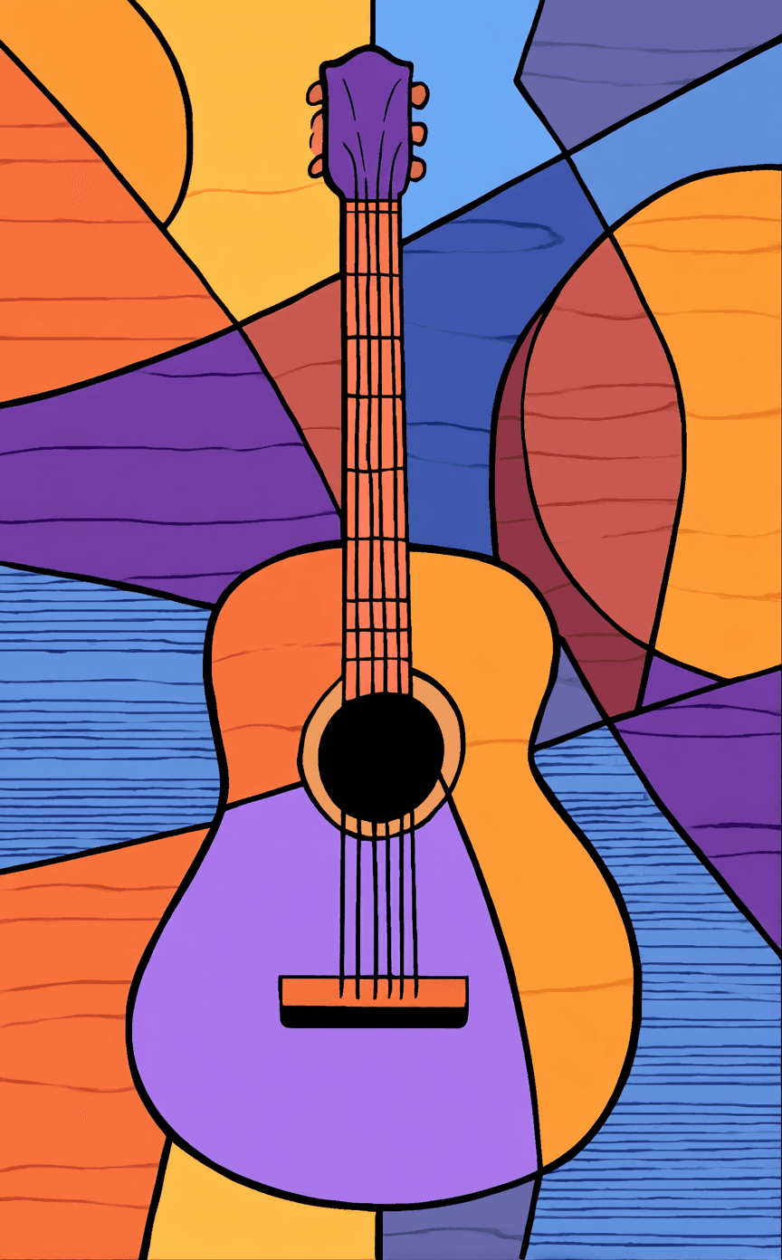 Instrument Jam original repeating artwork