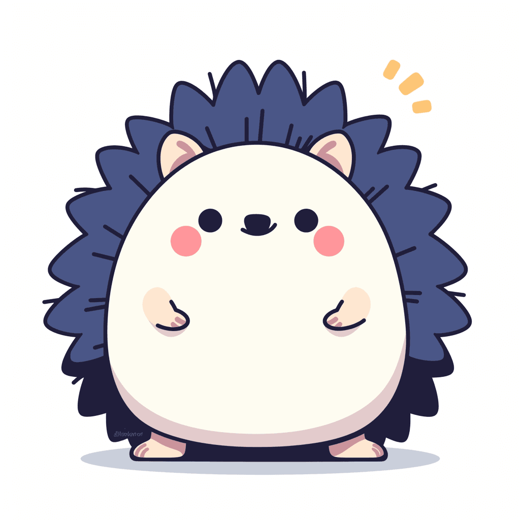 Hedgehog Tribe original repeating artwork