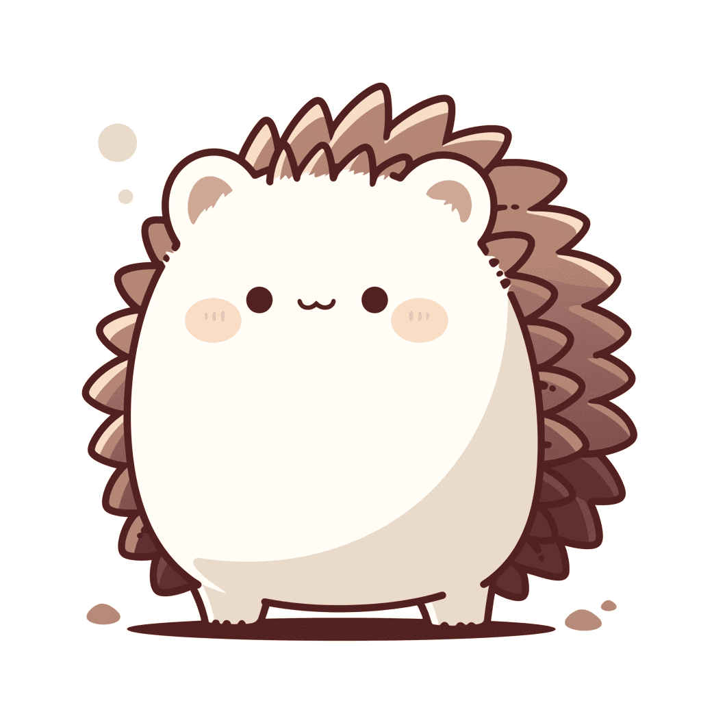 Hedgehog Pop original repeating artwork