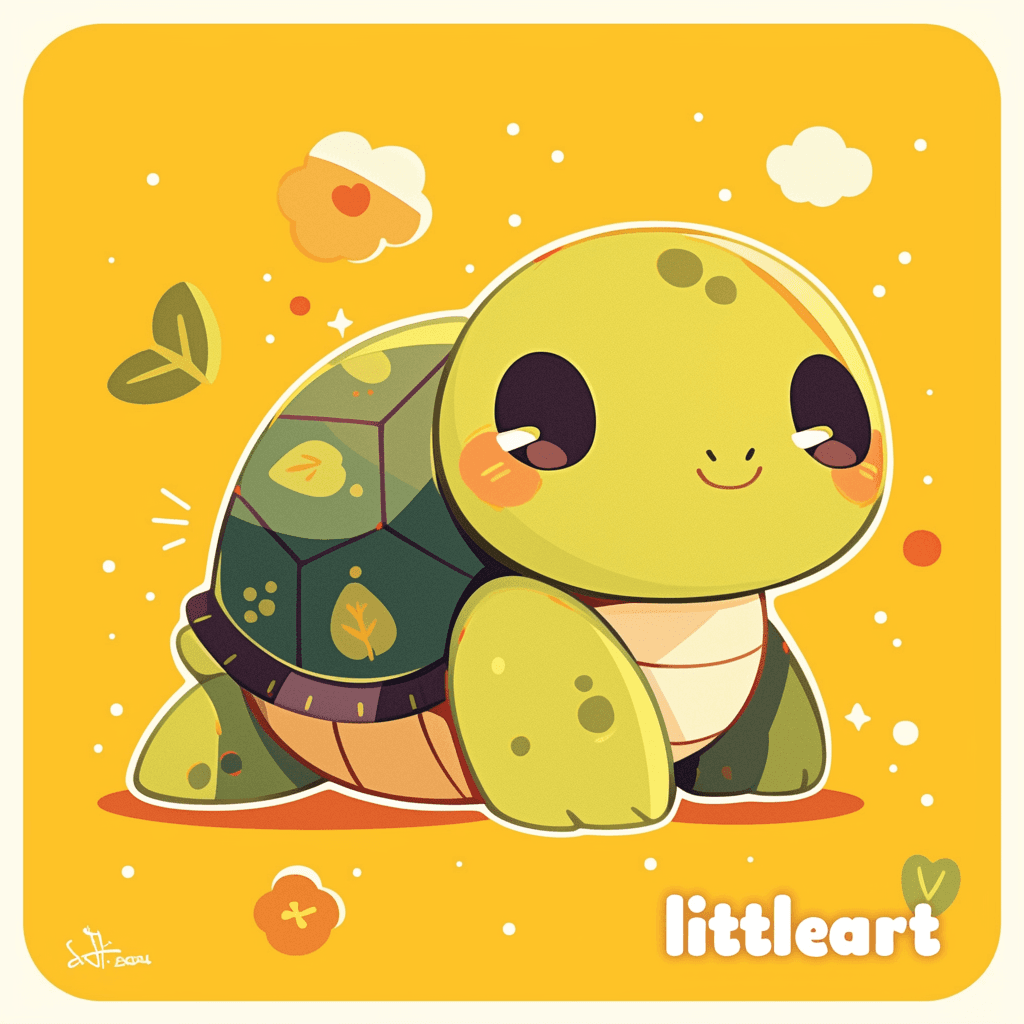Turtle Groove original repeating artwork