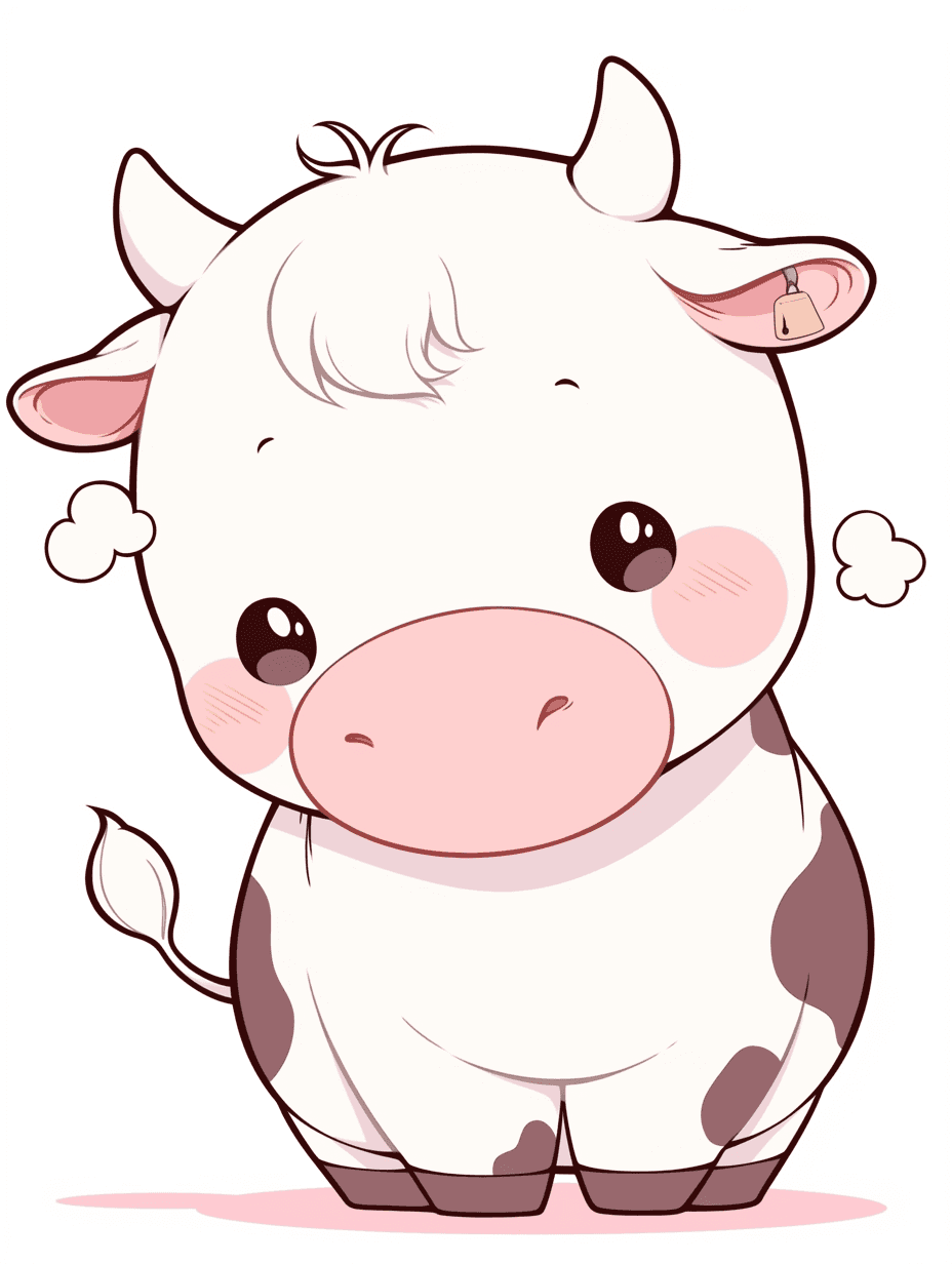 Cow Loop original repeating artwork