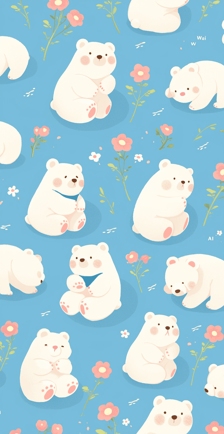 Bear 608 original repeating artwork