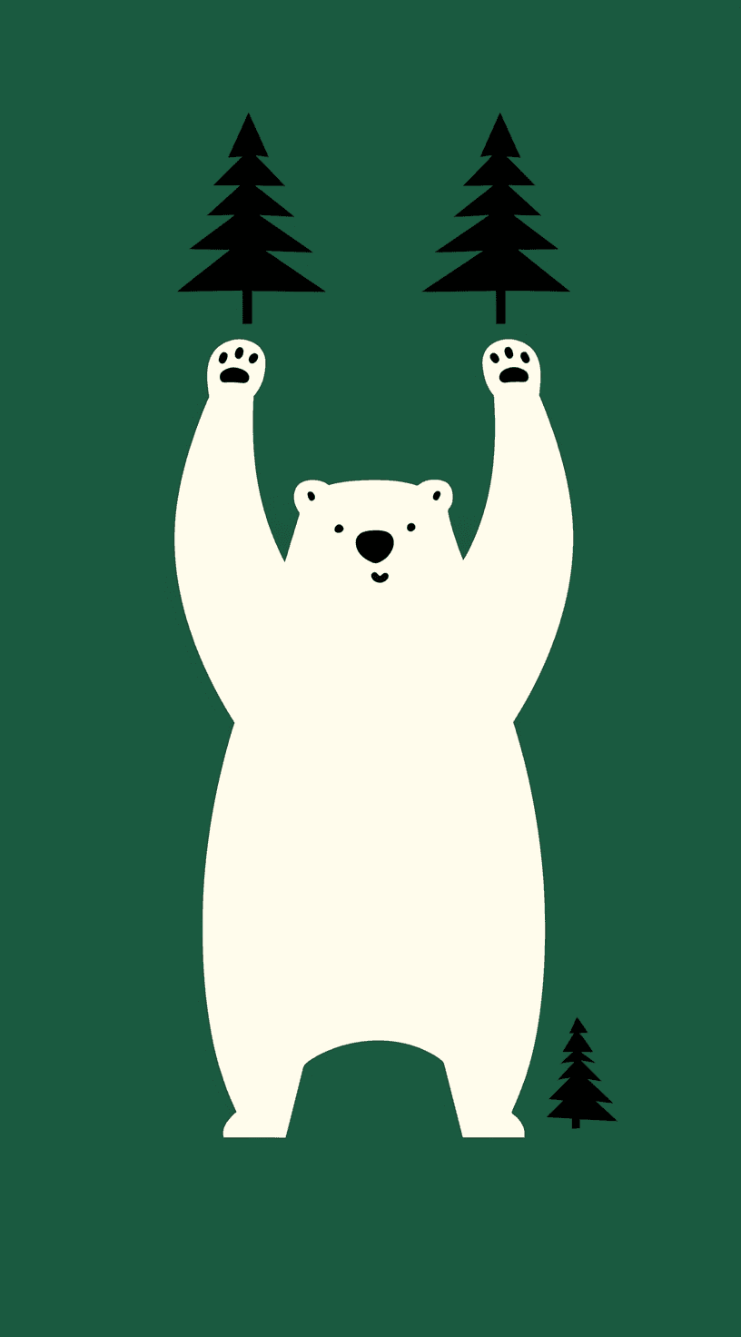 Bear Festival original repeating artwork
