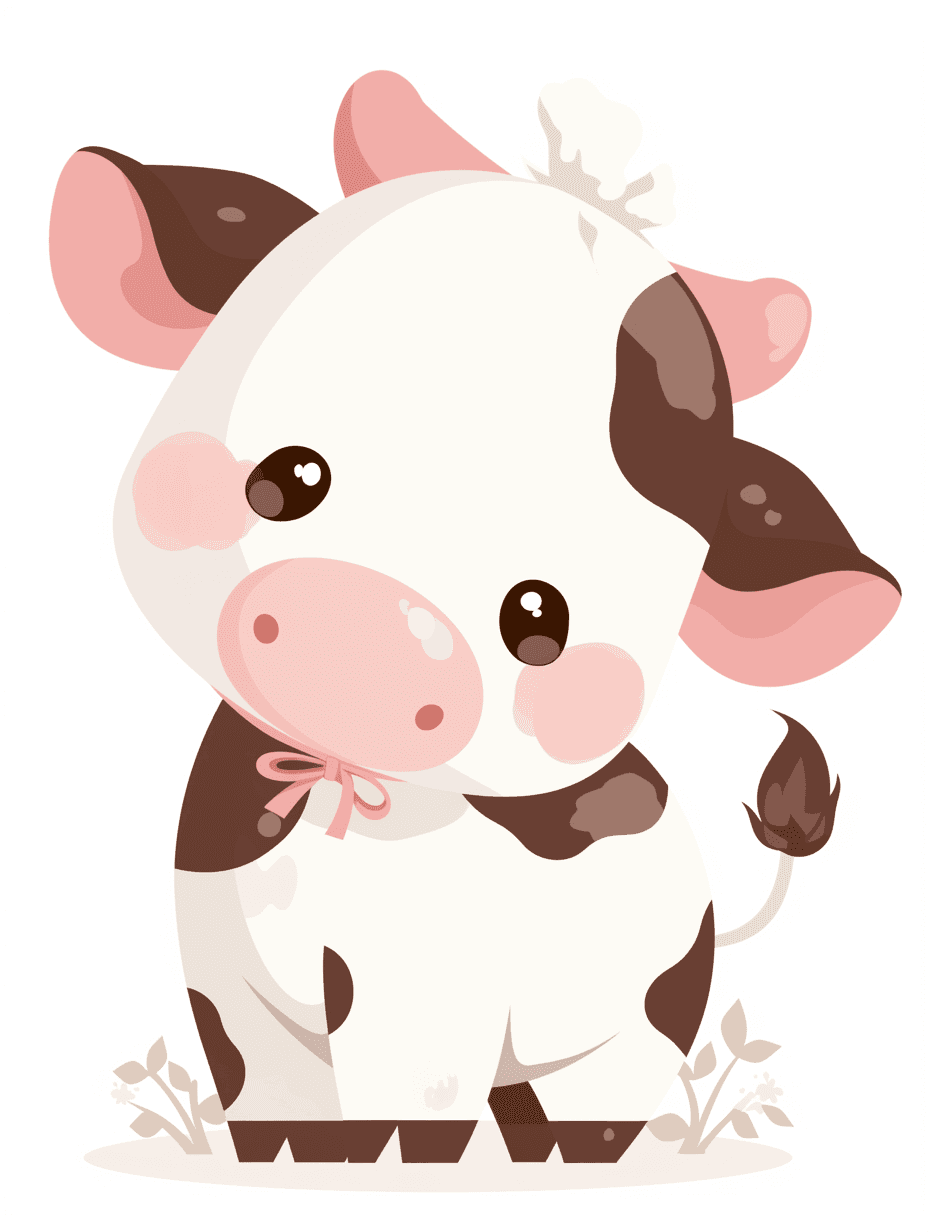 Cow Zip original repeating artwork