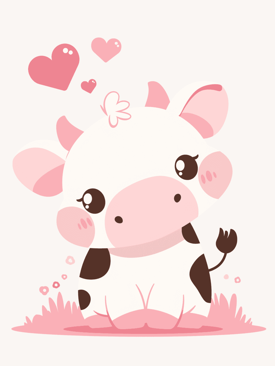 Cow Spin original repeating artwork