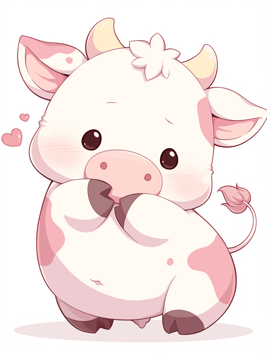 Cow Flip original repeating artwork