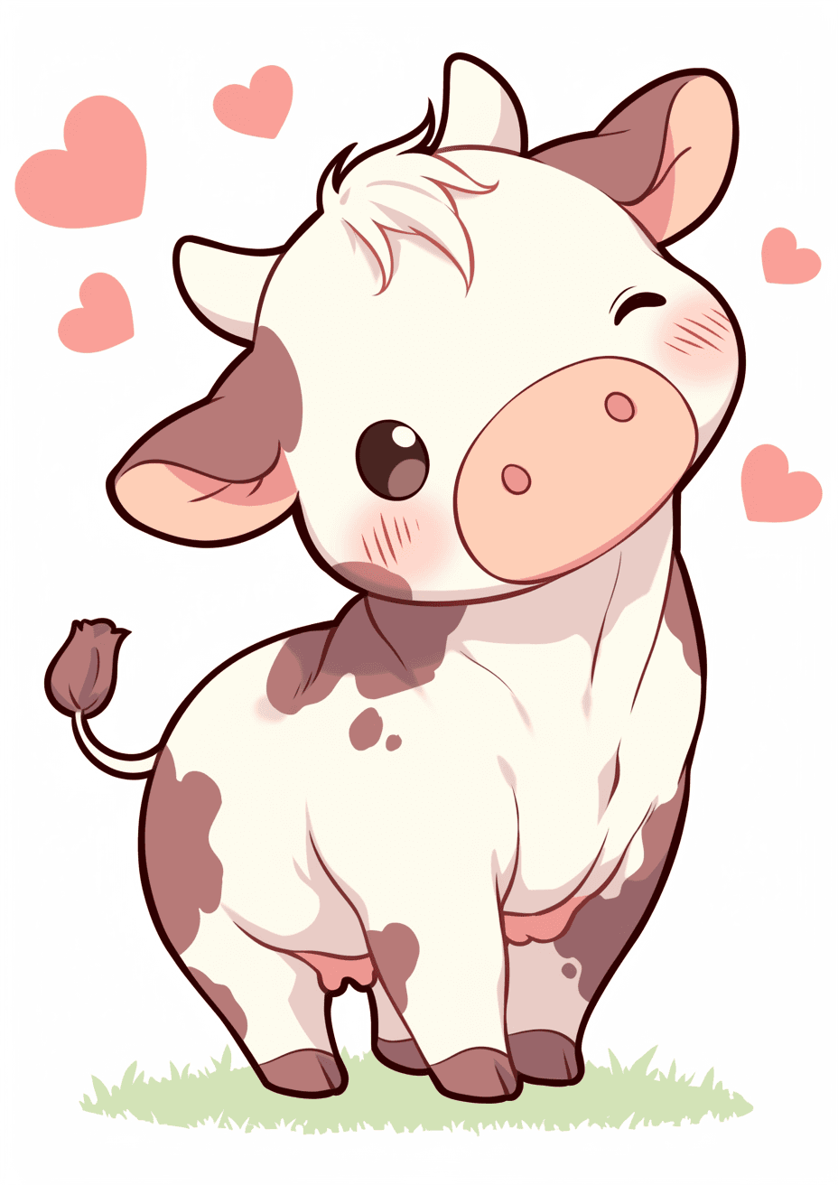 Cow Burst original repeating artwork