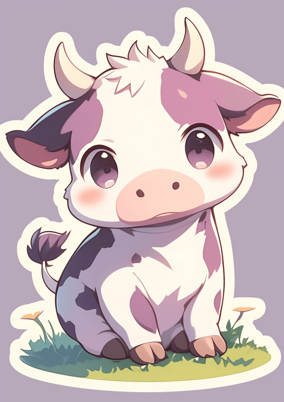Cow Snap original repeating artwork