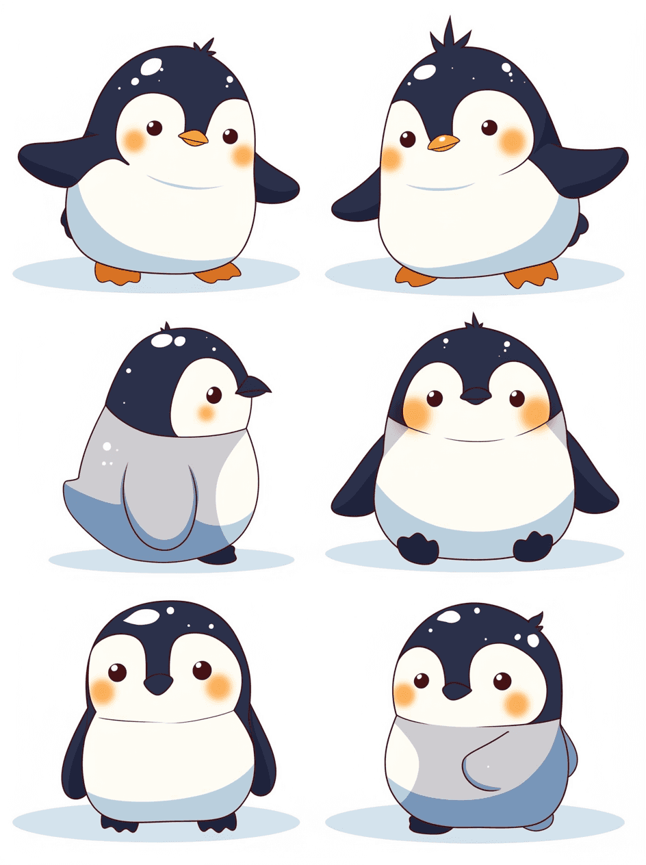 Penguin 052 original repeating artwork