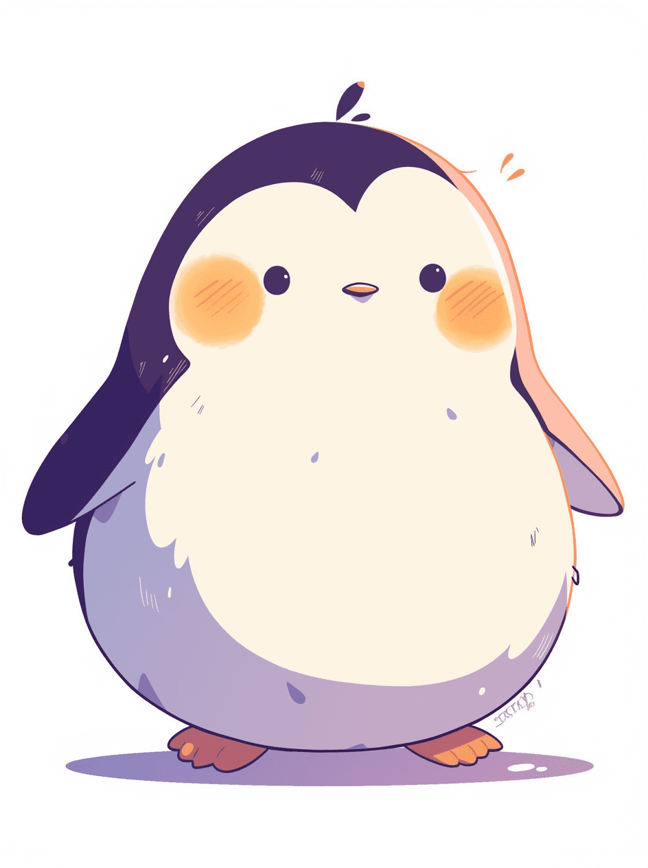 Penguin 062 original repeating artwork