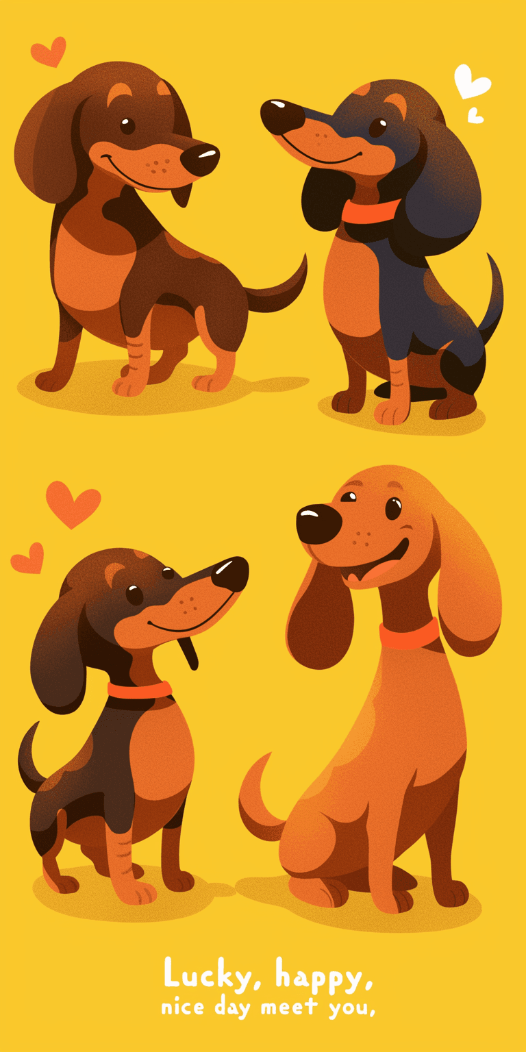 Dog 197 original repeating artwork