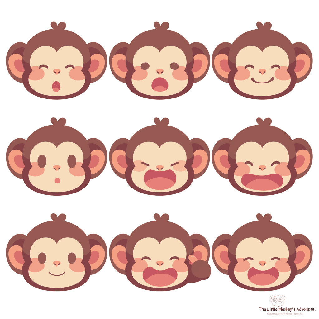 Monkey Loop original repeating artwork