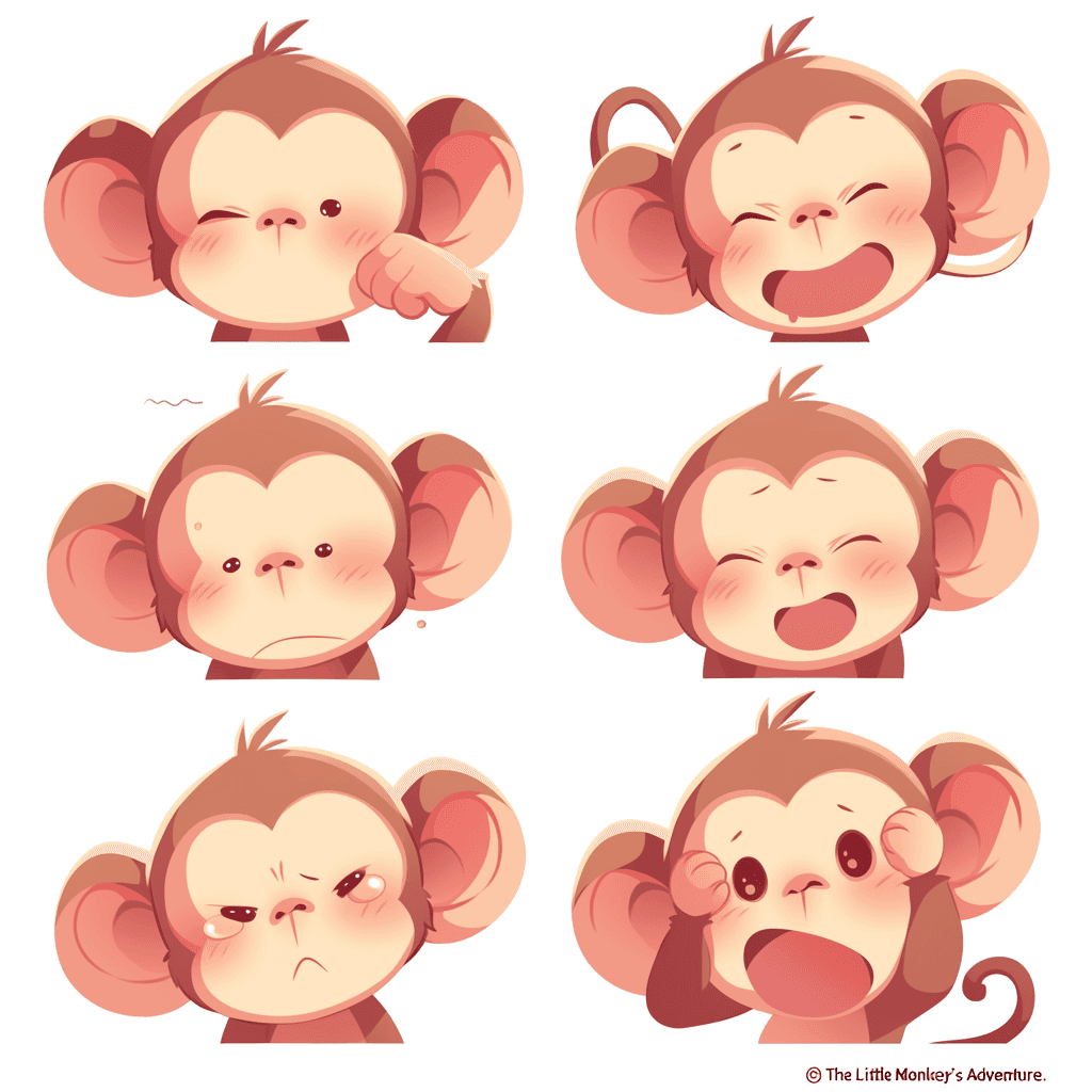 Monkey Fair original repeating artwork