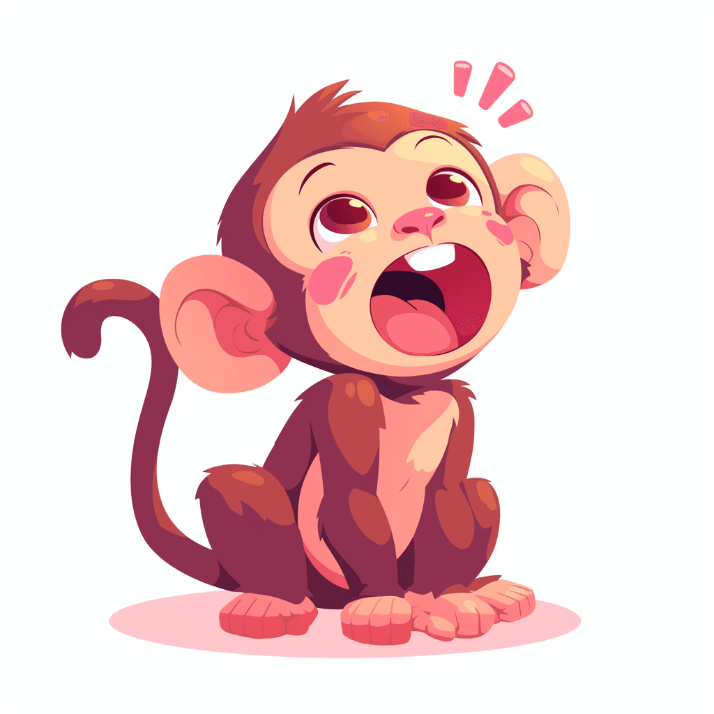 Monkey Crew original repeating artwork