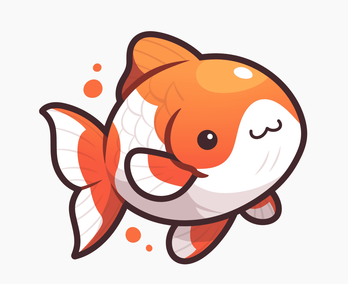Fish Spin original repeating artwork