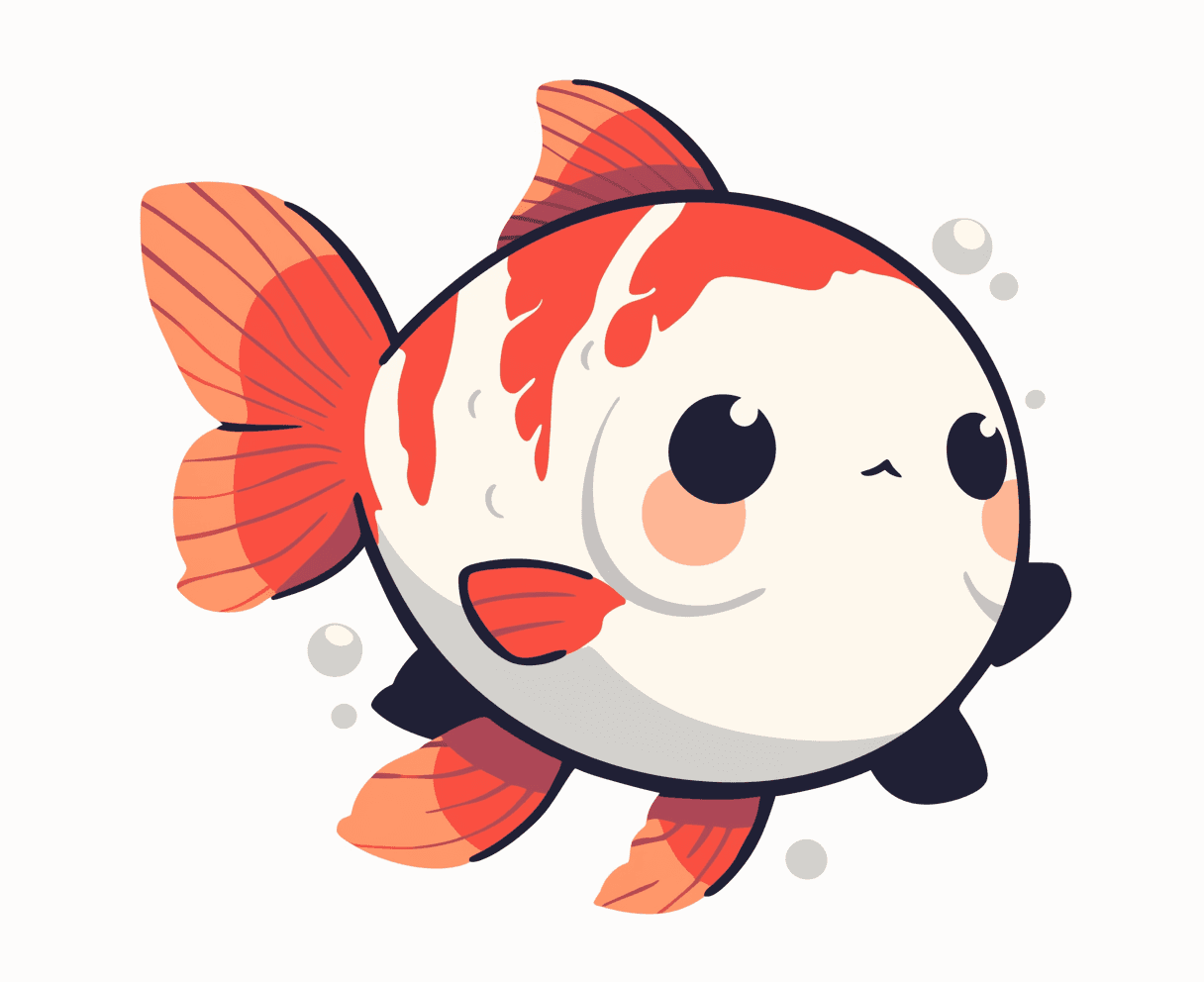 Fish Party original repeating artwork