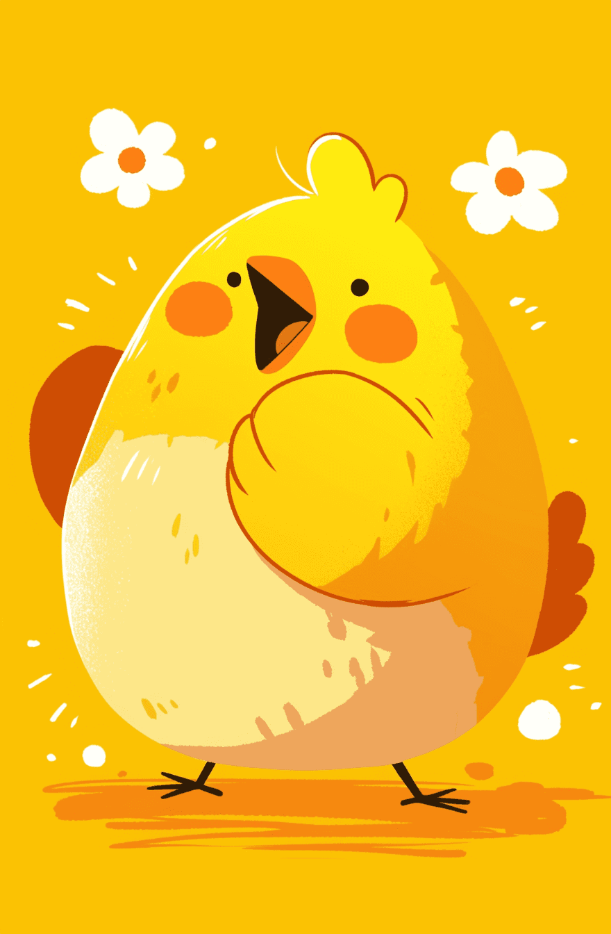 Chick Gleam original repeating artwork