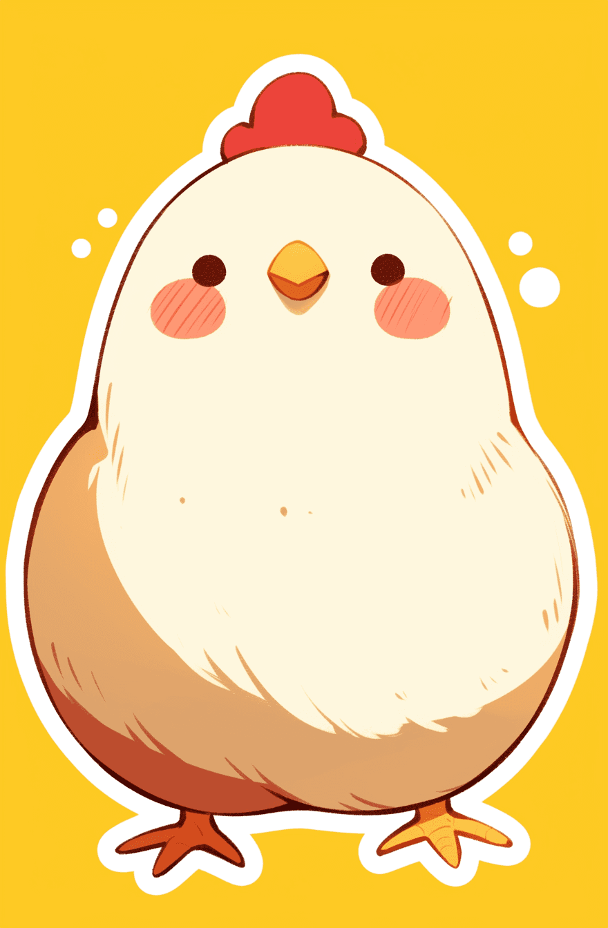 Chick Tune original repeating artwork