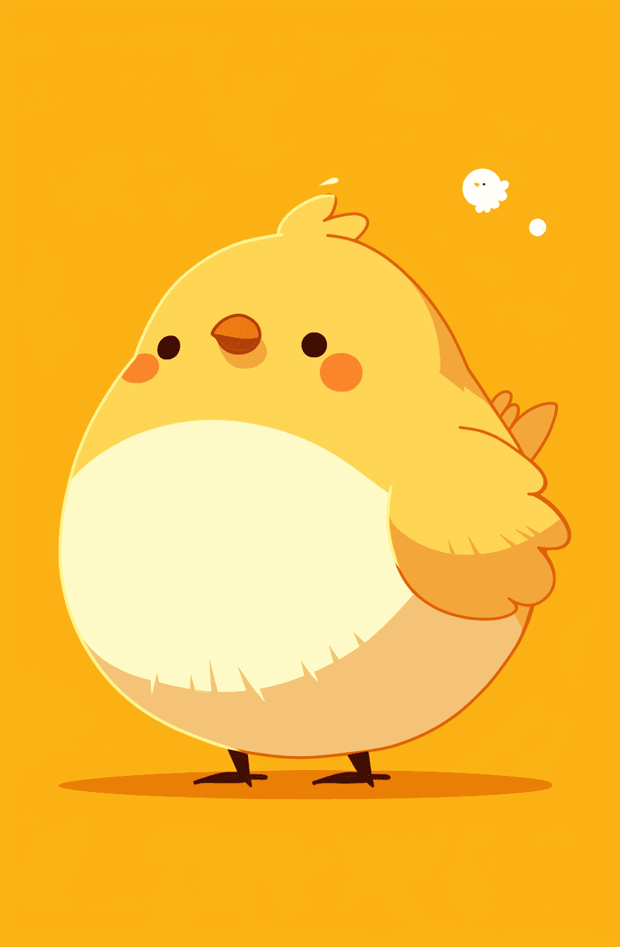 Chick Pop original repeating artwork