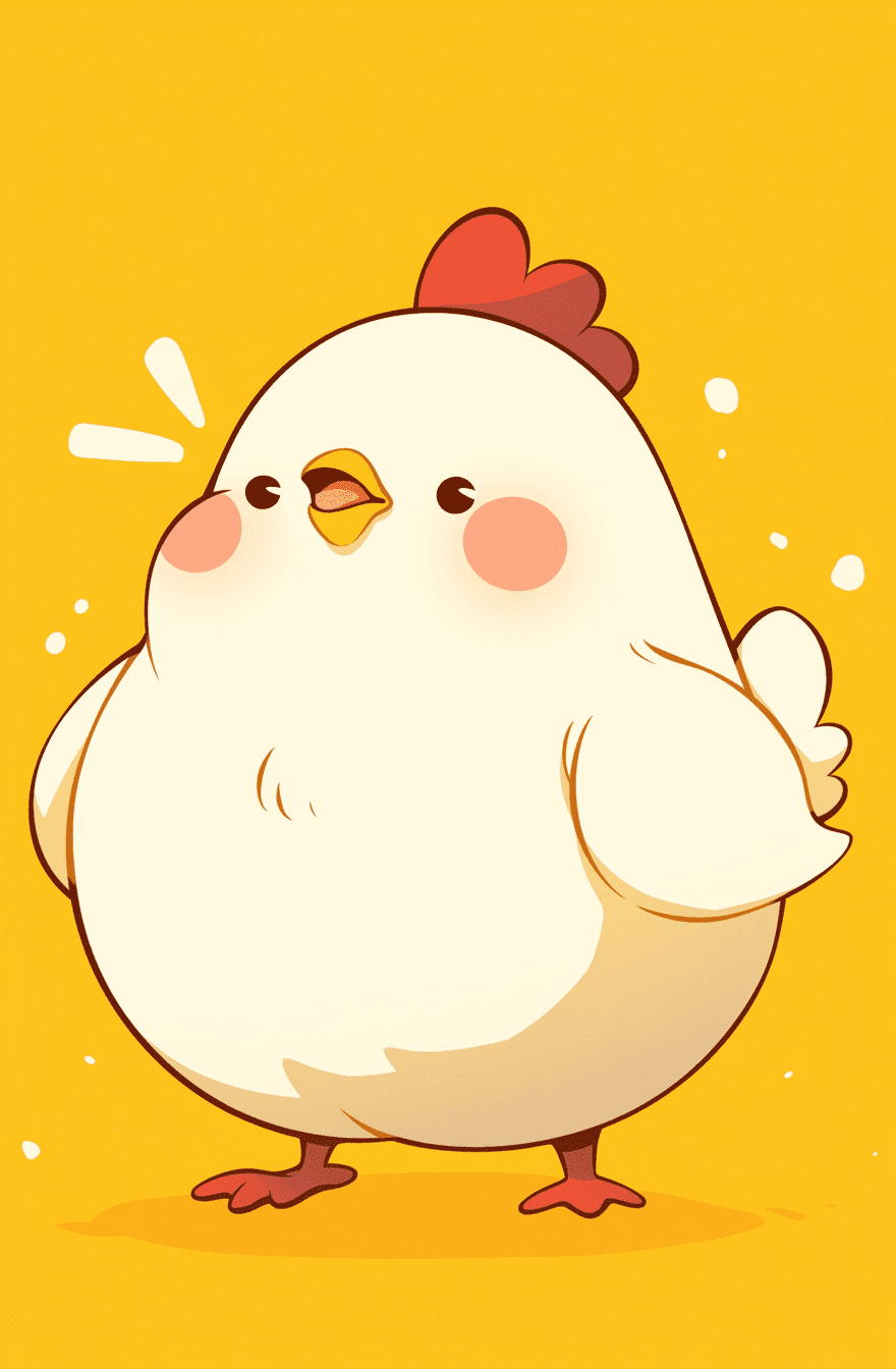 Chick 005 original repeating artwork