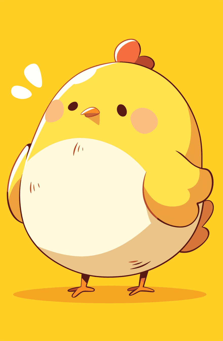 Chick Carnival original repeating artwork
