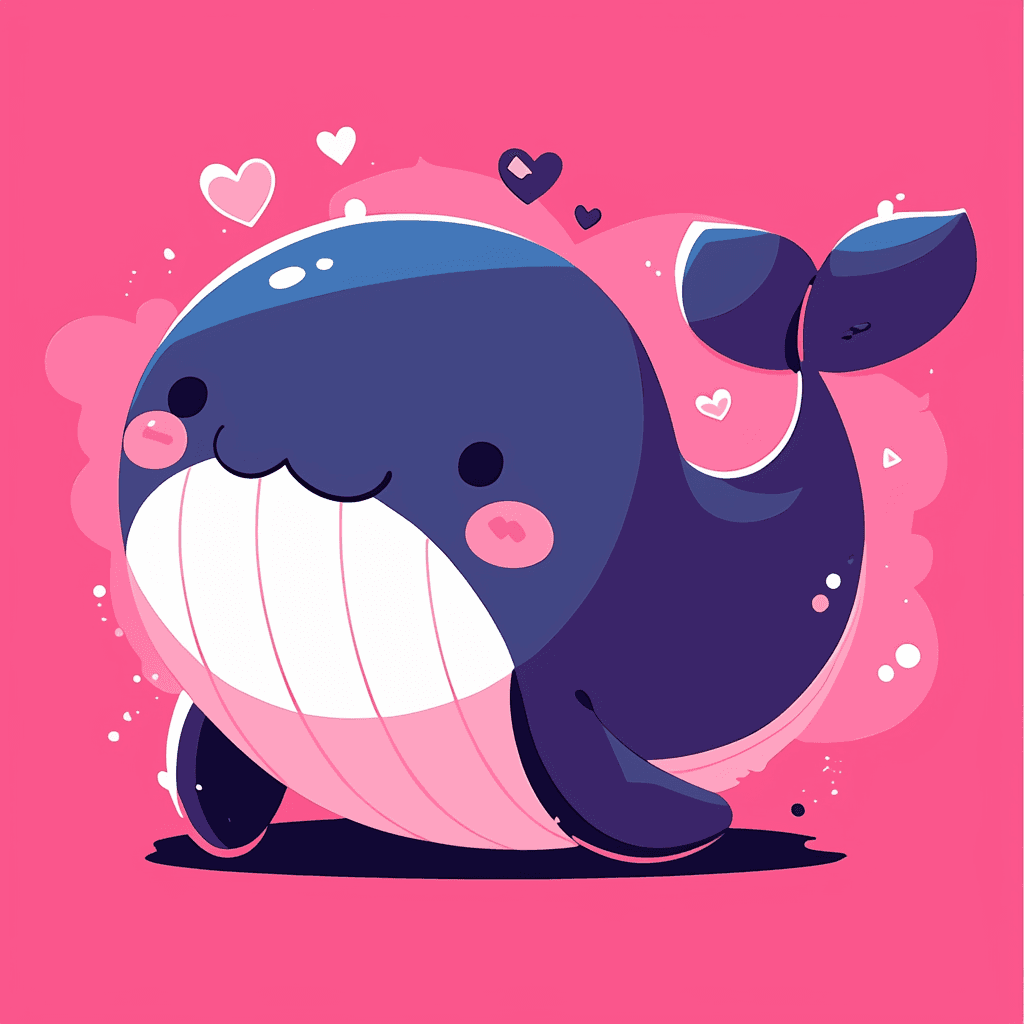 Whale 010 original repeating artwork