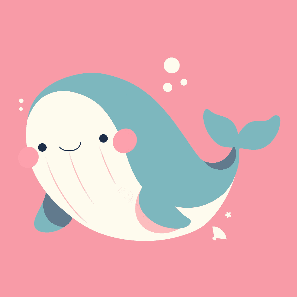 Whale 008 original repeating artwork