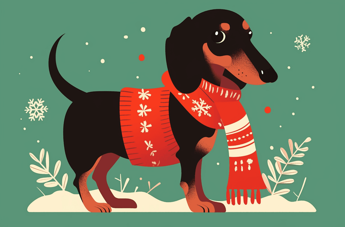 Puppy Wander original repeating artwork