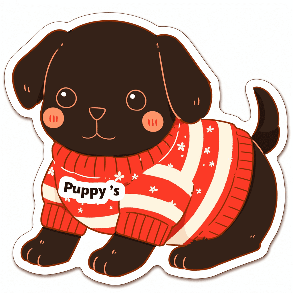 Puppy Edition original repeating artwork