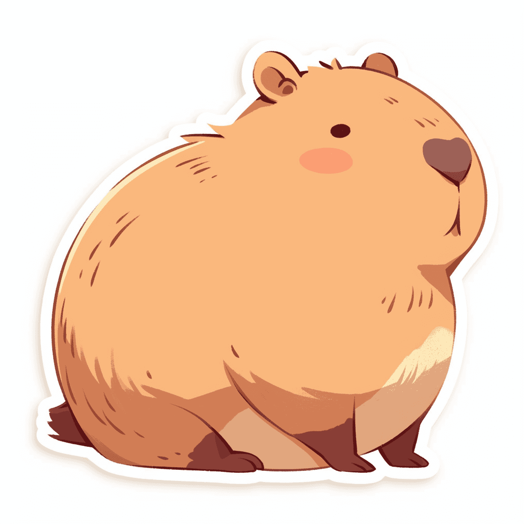Capybara original repeating artwork