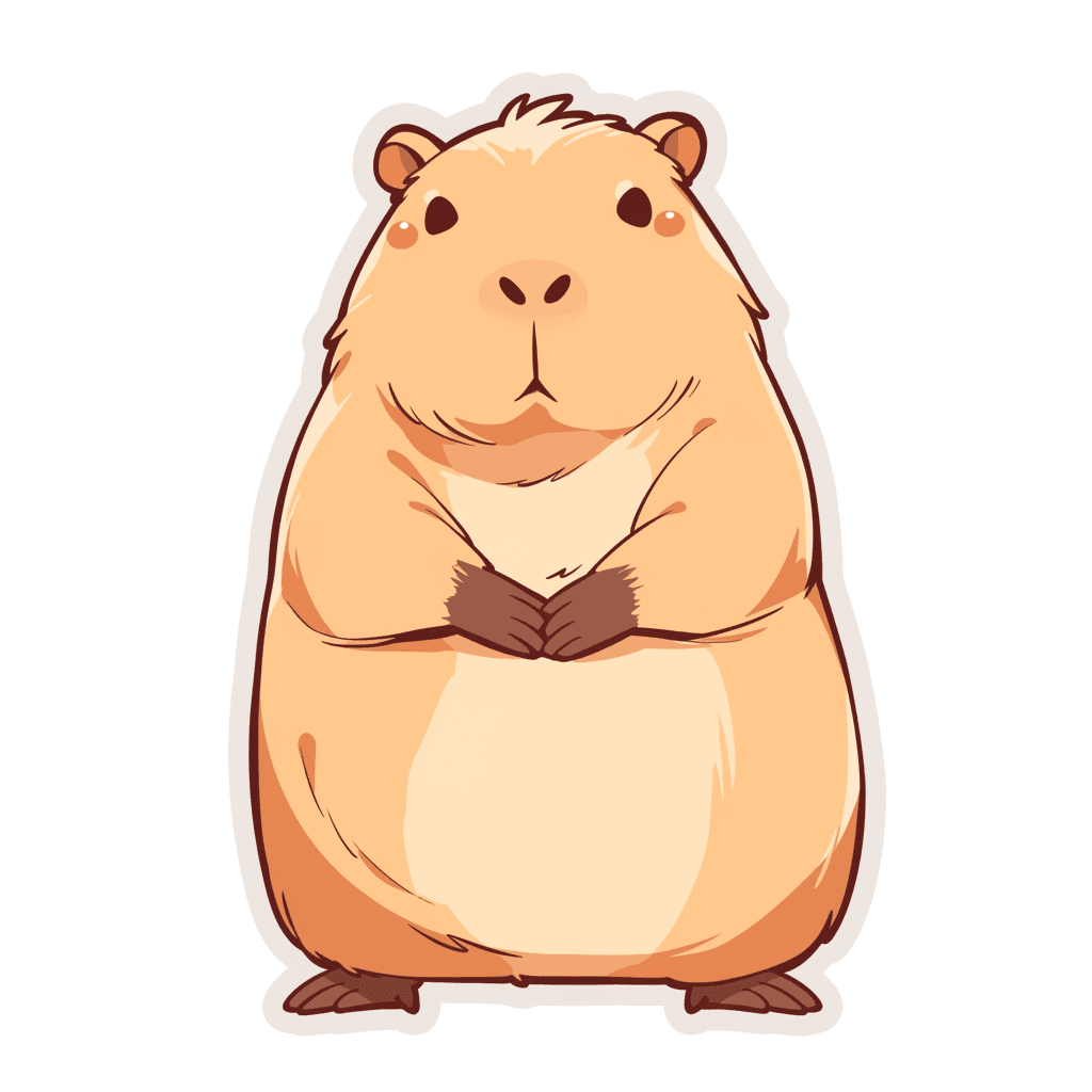 Capybara Squad original repeating artwork