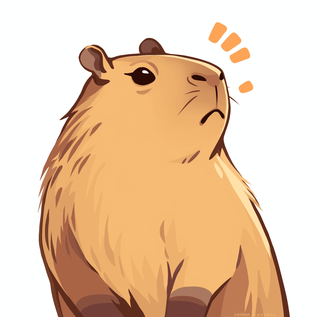 Capybara 004 original repeating artwork