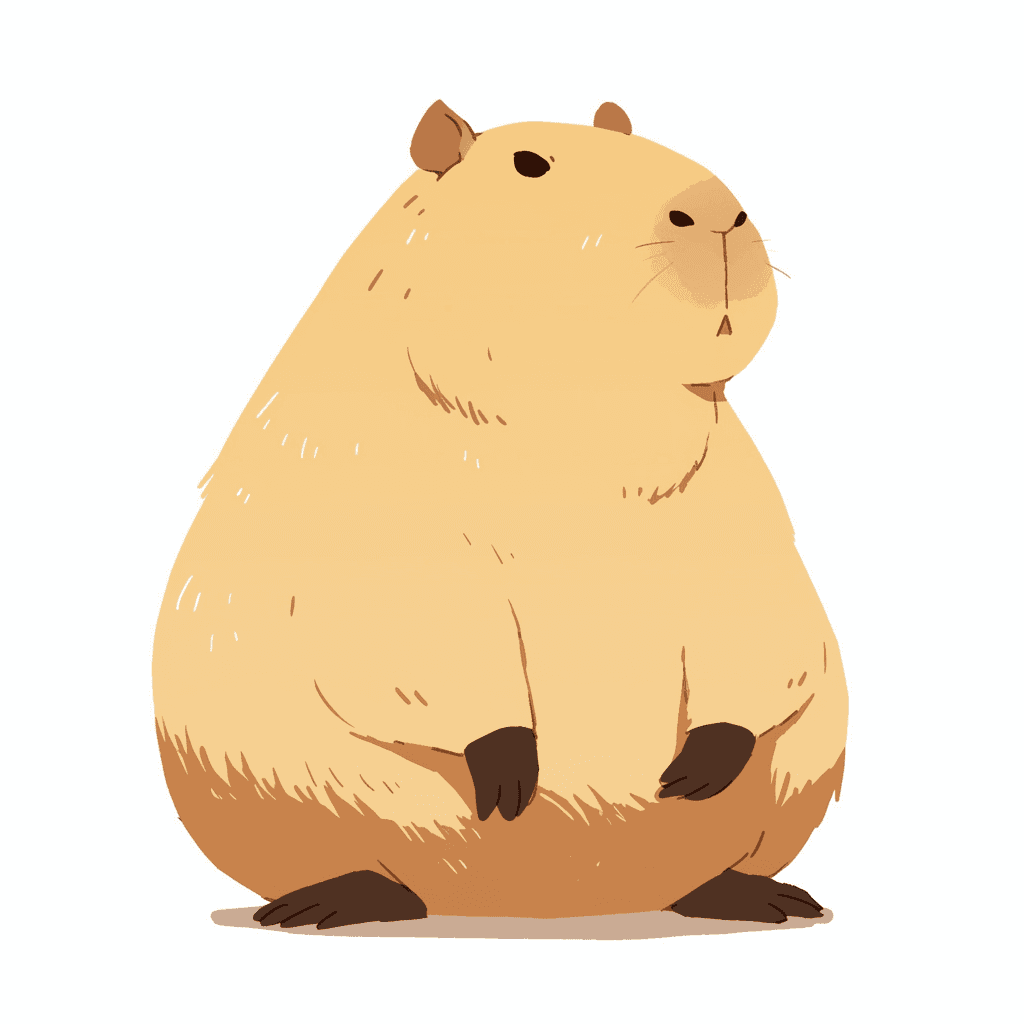 Capybara 002 original repeating artwork