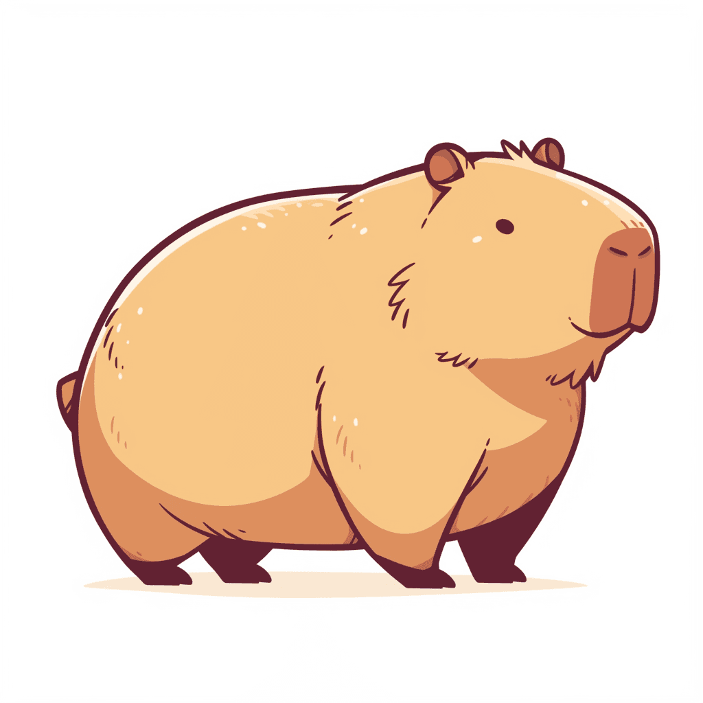 Capybara 005 original repeating artwork