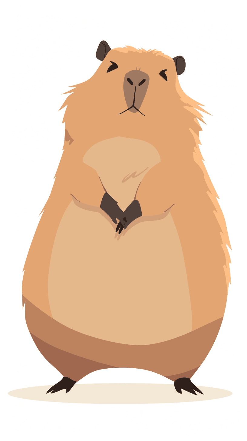 Capybara Tribe original repeating artwork